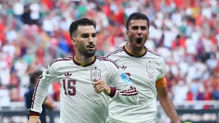 Álex Baena celebra su gol ante Uruguay en fase de grupos Álex Baena celebra su gol ante Uruguay en fase de grupos