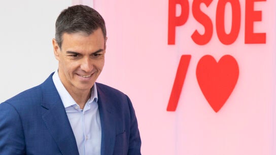 El presidente Pedro S&aacute;nchez, en una reuni&oacute;n de la Ejecutiva del PSOE REMITIDA / HANDOUT por PSOE / EVA ERCOLANESE Fotograf&iacute;a remitida a medios de comunicaci&oacute;n exclusivamente para ilustrar la noticia a la que hace referencia la imagen, y citando la procedencia de la imagen en la firma 15/06/2026