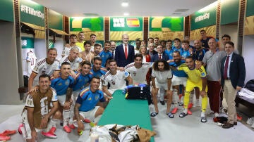 El rey Felipe VI con la selecci&oacute;n espa&ntilde;ola en el Mundial