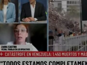 Momento en el que se siente un nuevo terremoto en Venezuela