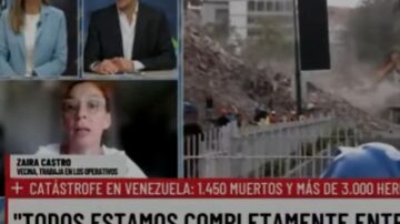 Momento en el que se siente un nuevo terremoto en Venezuela