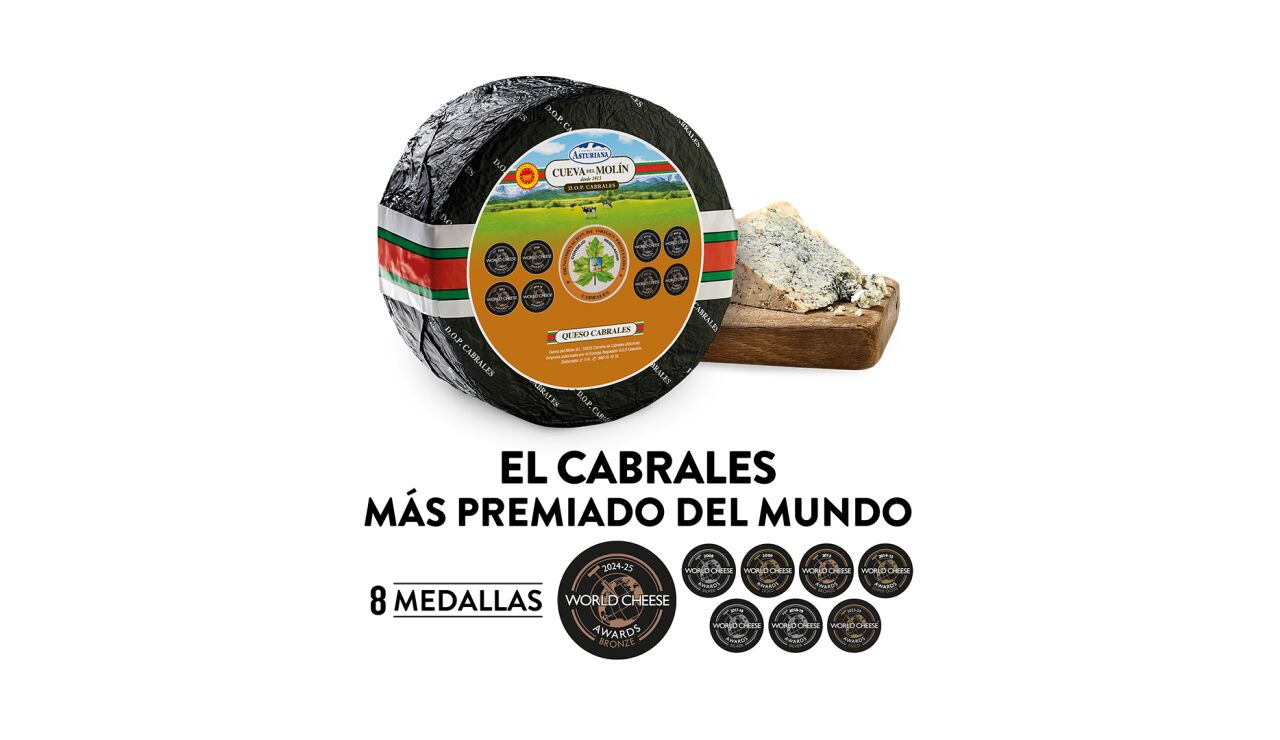 El Cabrales de Central Lechera Asturiana, el queso azul m&aacute;s premiado del mundo
