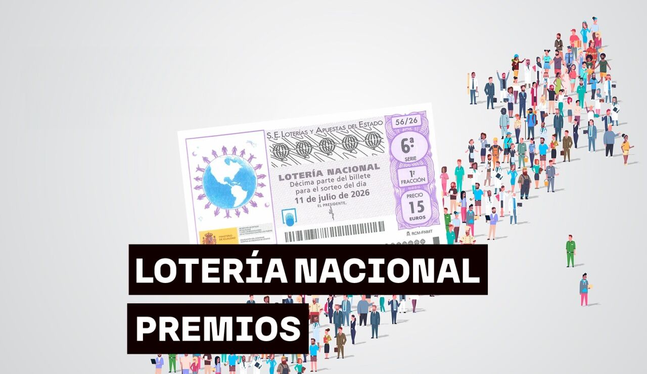 Premios del Sorteo Extraordinario de Julio de la Loter&iacute;a Nacional del s&aacute;bado 11 de julio de 2026