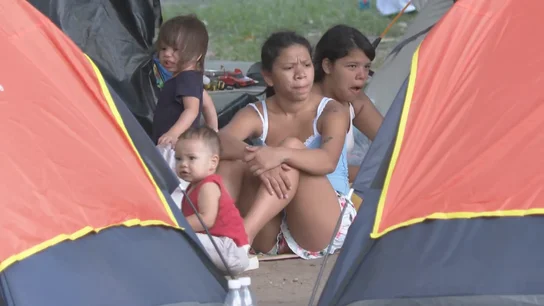 Familias venezolanas con niños muy pequeños Terremotos Venezuela