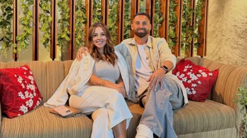 Lucas Trejo, junto a su esposa Yanina Maranella