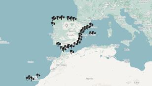 Mapa banderas negras