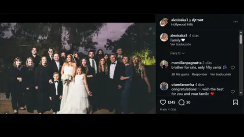 Las gemelas Olsen en la boda de su hermano Trent Las gemelas Olsen en la boda de su hermano Trent