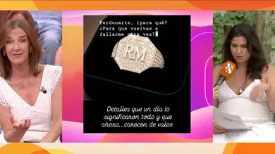 Rocío Muñoz desvela el origen de los anillos que compró con Omar Montes: Rocío Muñoz desvela el origen de los anillos que compró con Omar Montes: