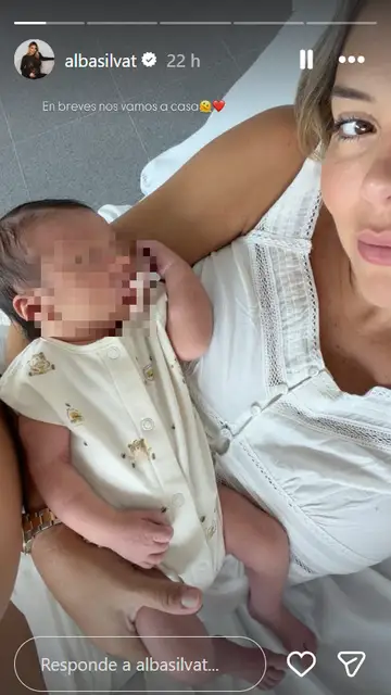 Alba Silva con su segundo hijo, Sergio Alba Silva con su segundo hijo, Sergio