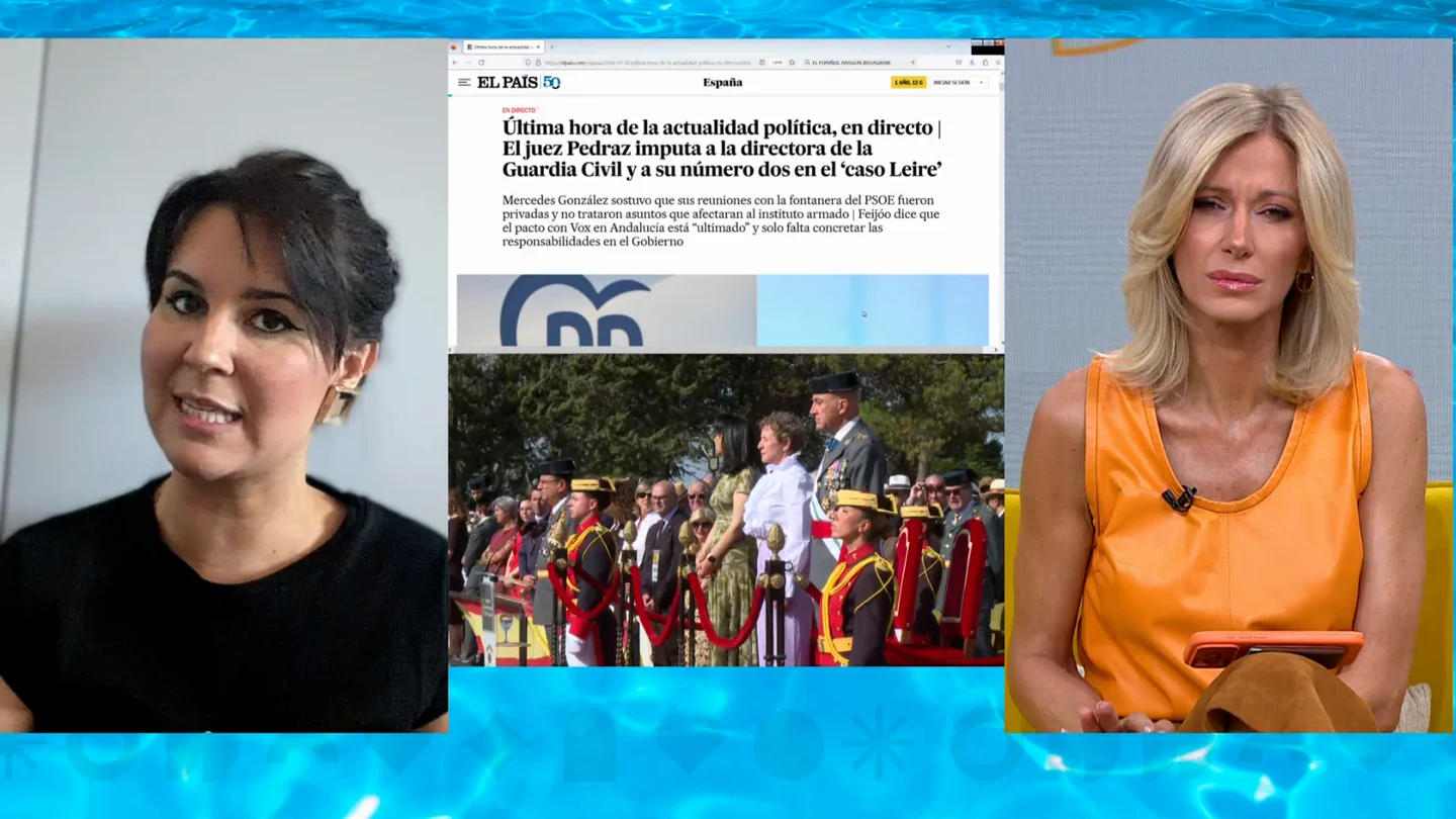 El juez Pedraz imputa a la directora de la Guardia Civil y al DAO El juez de la Audiencia Nacional que instruye el 'caso Leire Díez', Santiago Pedraz, ha citado a Mercedes González el próximo 16 de julio