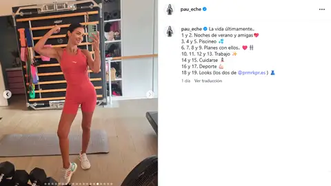 Paula Echevarría en el gimnasio Paula Echevarría en el gimnasio