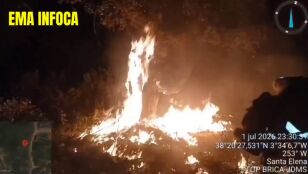 V&iacute;deo del incendio de Santa Elena, en Ja&eacute;n