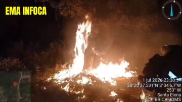 V&iacute;deo del incendio de Santa Elena, en Ja&eacute;n