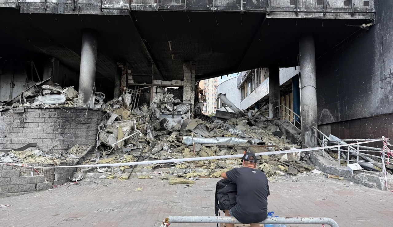 Imagen de archivo de un ataque en Kiev