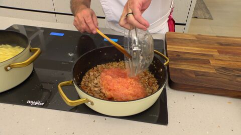 Un clásico que no falla: macarrones a la catalana con sobrasada