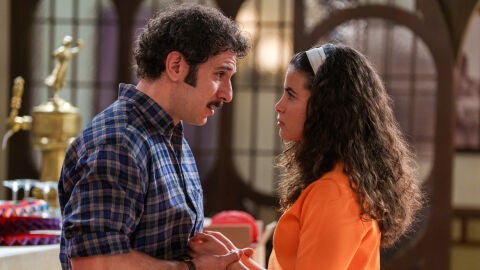 Salva y Mabel en el capítulo 600 de Sueños de libertad