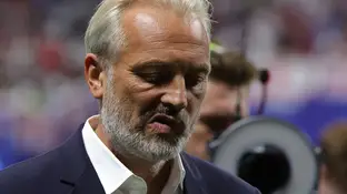 Sébastien Desabre, en el Mercedes Benz Stadium Sébastien Desabre, en el Mercedes Benz Stadium