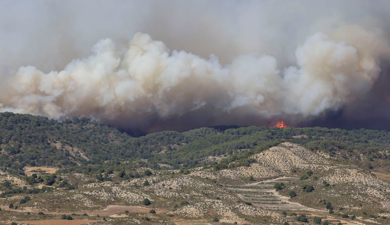 Incendio en Zaragoza.