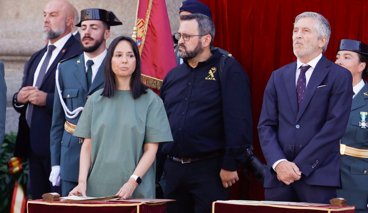 La directora general de la Guardia Civil, Mercedes Gonz&aacute;lez, y el ministro del Interior, Fernando Grande-Marlaska 