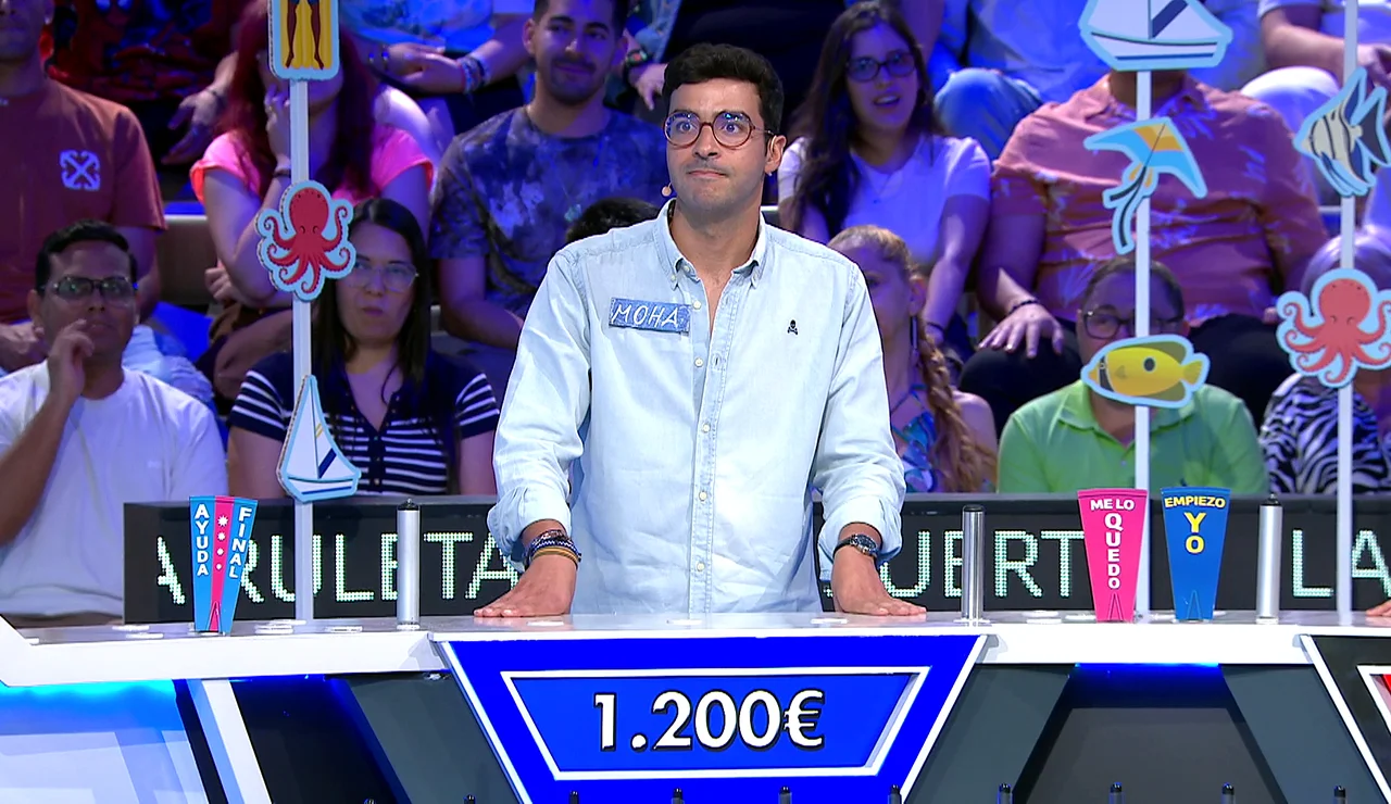 “Te lo dedico”: La declaración de Moha a una persona del público justo antes de fallar... ¡y perder 1.200 euros!