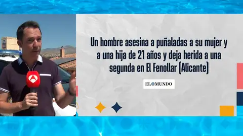 Un hombre asesina a puñaladas a su mujer y a su hija menor en Alicante La hija mayor, de 26 años, fue la que advirtió a las autoridades y se encuentra fuera de peligro