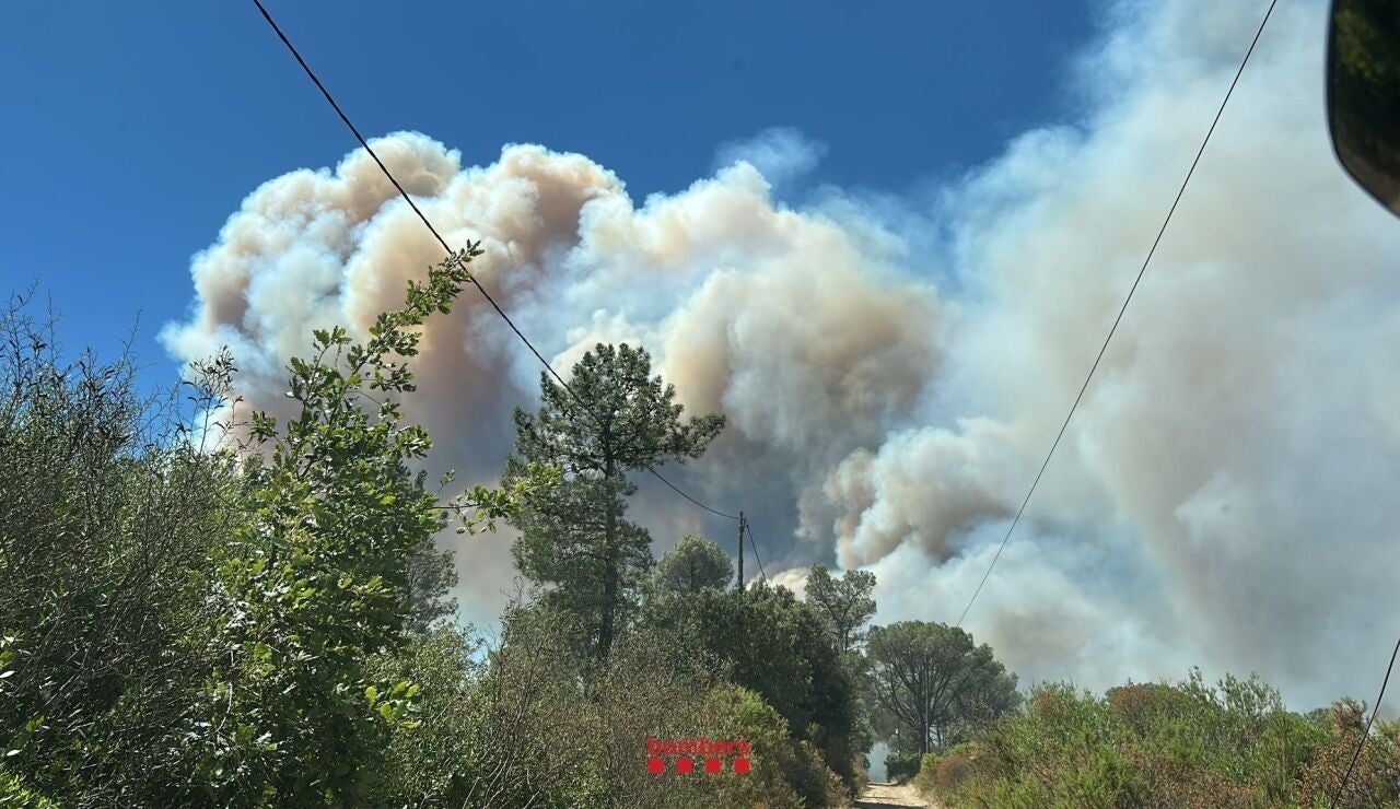 Incendio en la Bisbal d'Empord&agrave; (Girona)