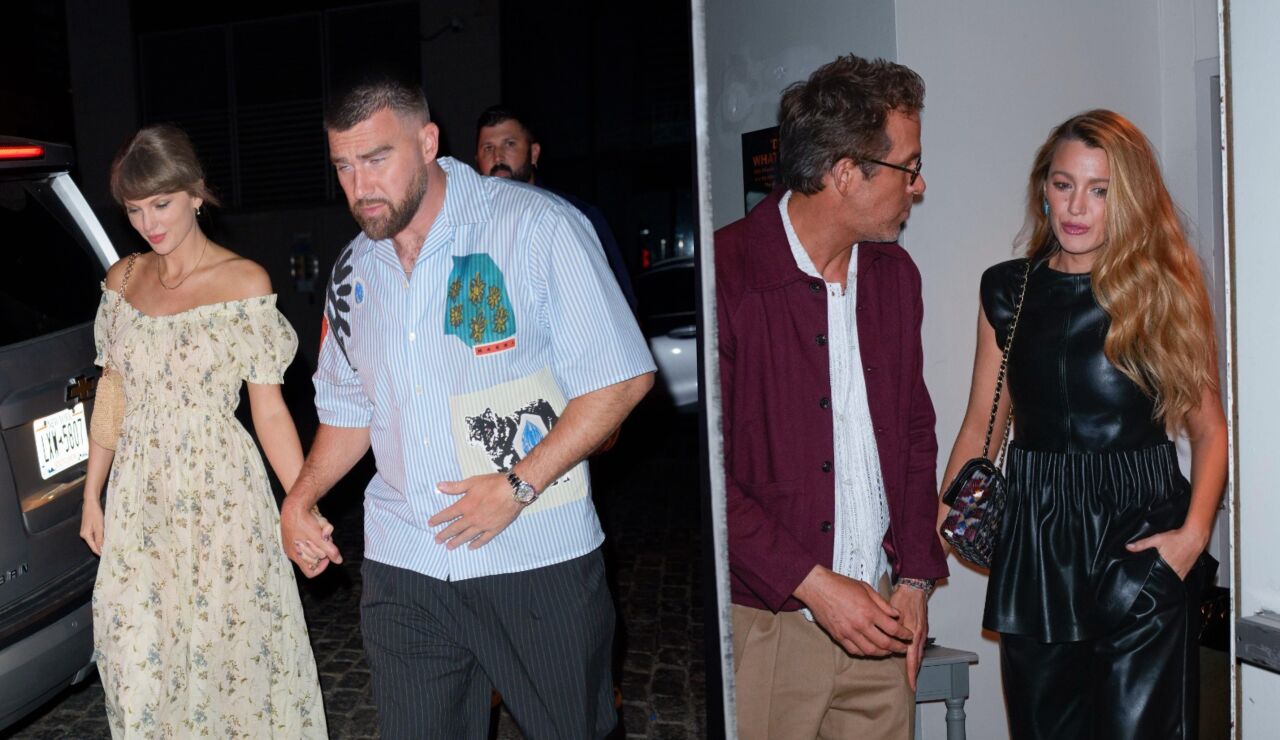 Taylor Swift, Travis Kelce, Ryan Reynolds y Blake Lively