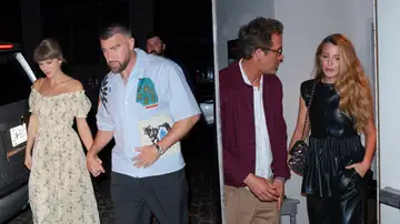 Taylor Swift, Travis Kelce, Ryan Reynolds y Blake Lively Taylor Swift, Travis Kelce, Ryan Reynolds y Blake Lively