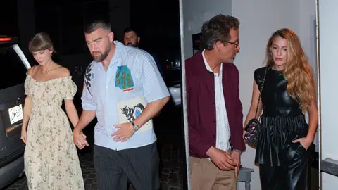 Taylor Swift, Travis Kelce, Ryan Reynolds y Blake Lively Taylor Swift, Travis Kelce, Ryan Reynolds y Blake Lively