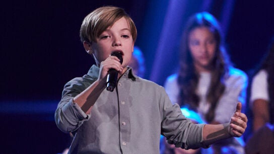 Tom&aacute;s en La Voz Kids