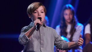 Tom&aacute;s en La Voz Kids