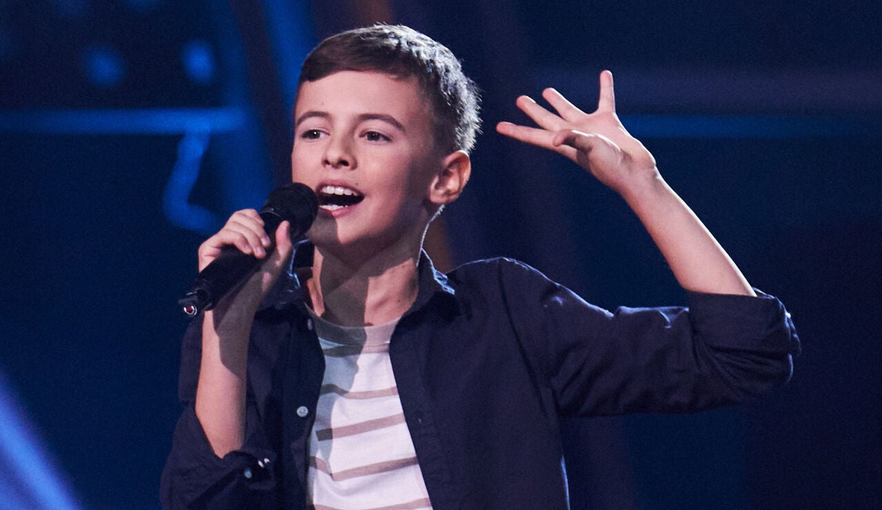 Enzo en La Voz Kids
