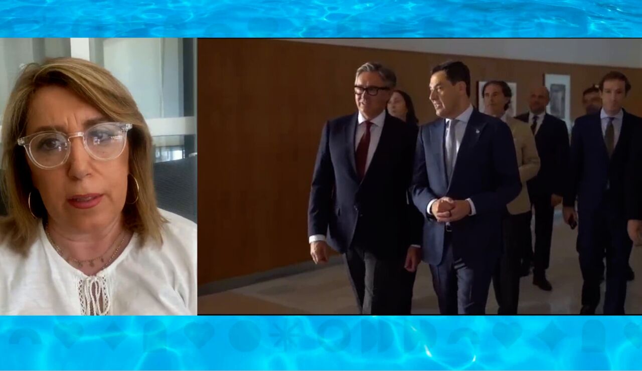 Susana D&iacute;az expone su descontento hacia el pacto PP-Vox en Andaluc&iacute;a 