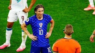 Luka Modric, en el partido ante Portugal