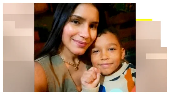 Fabio, el niño rescatado, junto a su Madre Fabio, el niño rescatado, junto a su Madre