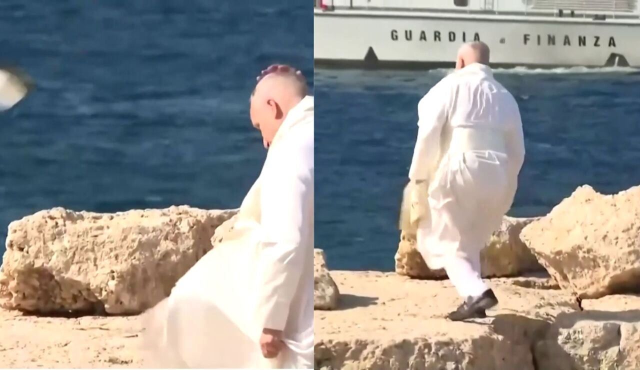 El Papa pierde el solideo