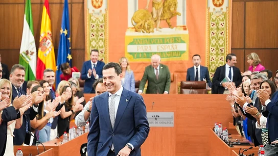 Imagen de Juanma Moreno, presidente de Andalucía. Imagen de Juanma Moreno, presidente de Andalucía.