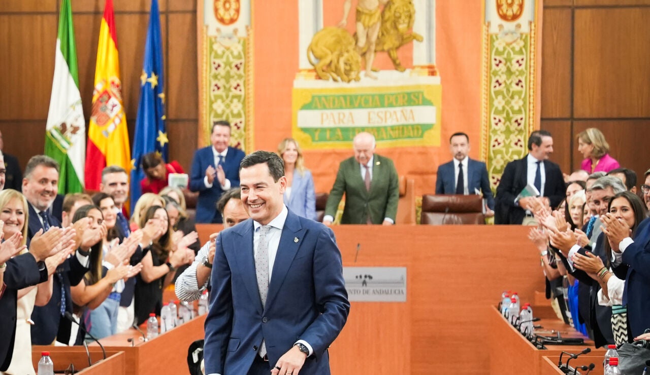Imagen de Juanma Moreno, presidente de Andaluc&iacute;a.