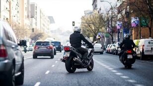 Imagen de un motorista