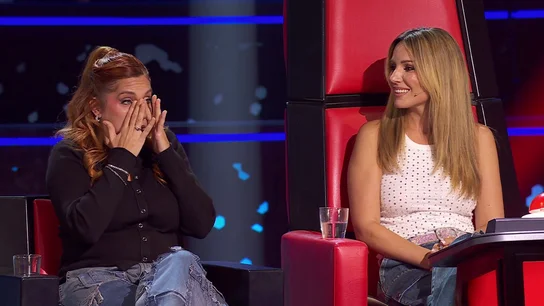 Leire Martínez y Edurne en La Voz Kids Leire Martínez y Edurne en La Voz Kids