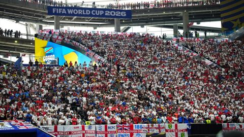 Aficionados de la selecci&oacute;n inglesa en el Mundial 2026