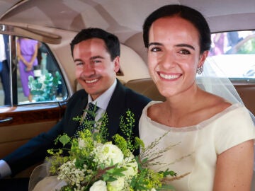 Mar&iacute;a Gabilondo el d&iacute;a de su boda