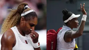 Venus y Serena Wiliams en Wimbledon Venus y Serena Wiliams en Wimbledon