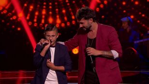 Diego y Anto&ntilde;ito Molina en La Voz Kids