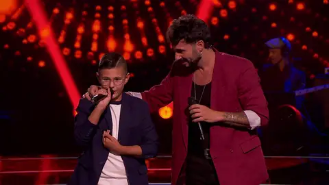 Diego y Antoñito Molina en La Voz Kids Diego y Antoñito Molina en La Voz Kids