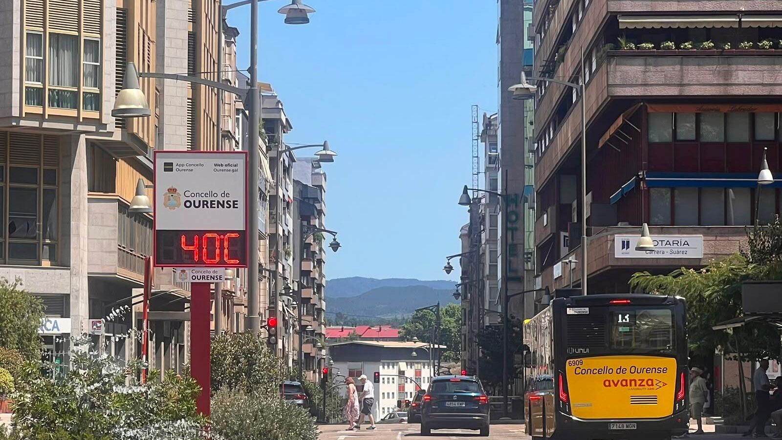 Galicia afronta las horas de más riesgo de una ola de calor histórica con 120 municipios en alerta roja