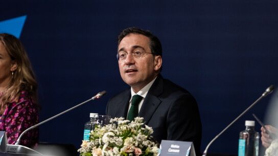 El ministro de Asuntos Exteriores, Uni&oacute;n Europea y Cooperaci&oacute;n, Jos&eacute; Manuel Albares