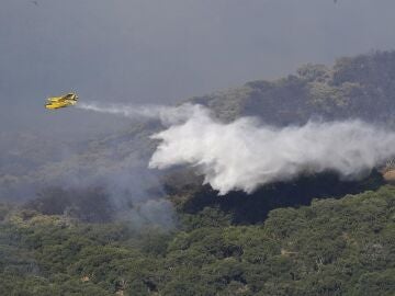  Sanz se&ntilde;ala que el incendio de Grazalema es "complejo" por viento e influencia topogr&aacute;fica