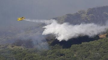  Sanz se&ntilde;ala que el incendio de Grazalema es "complejo" por viento e influencia topogr&aacute;fica
