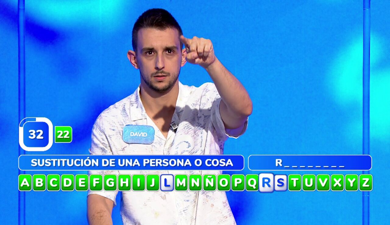 David se la juega en AlaZ: pide letra para empatar a 23 con Javier en el momento decisivo